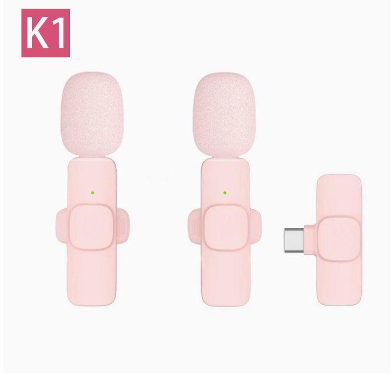 Wireless Lavalier Microphone Drag Two Outdoor