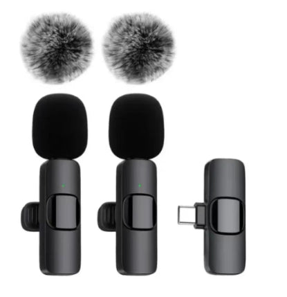 Wireless Lavalier Microphone Drag Two Outdoor