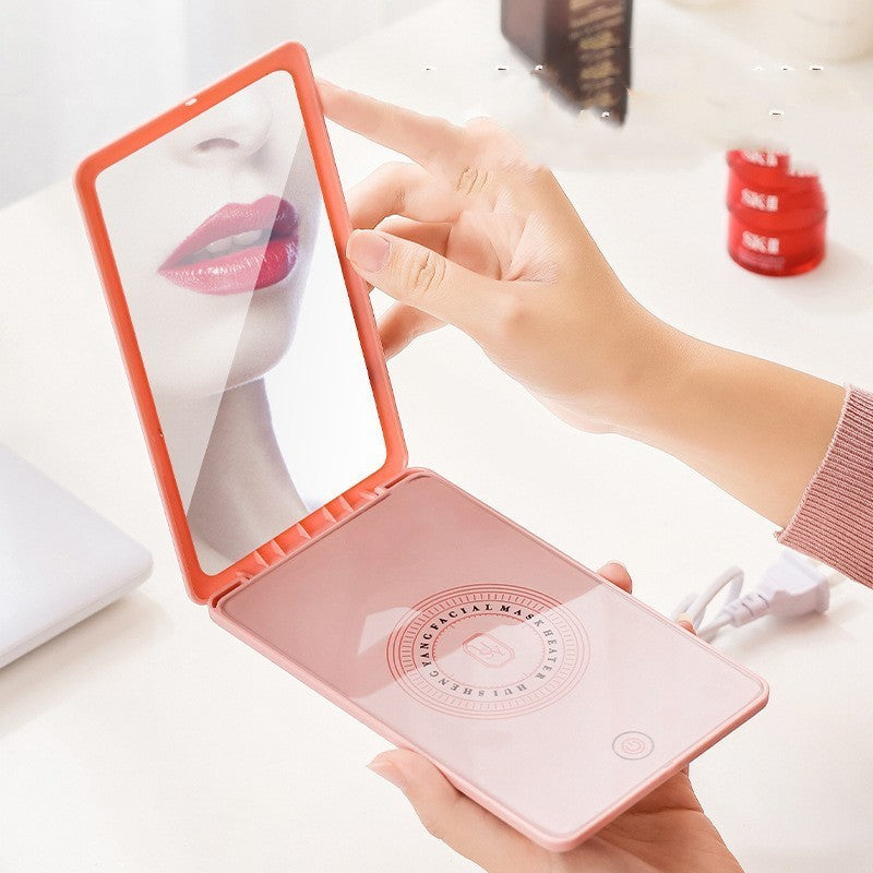 Portable Facial Mask Heater Vanity Mirror